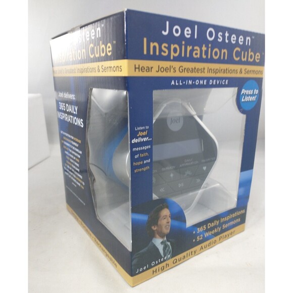 Joel Osteen Inspiration Audio Cube With Sermons and Affirmations New In Box - Picture 2 of 15